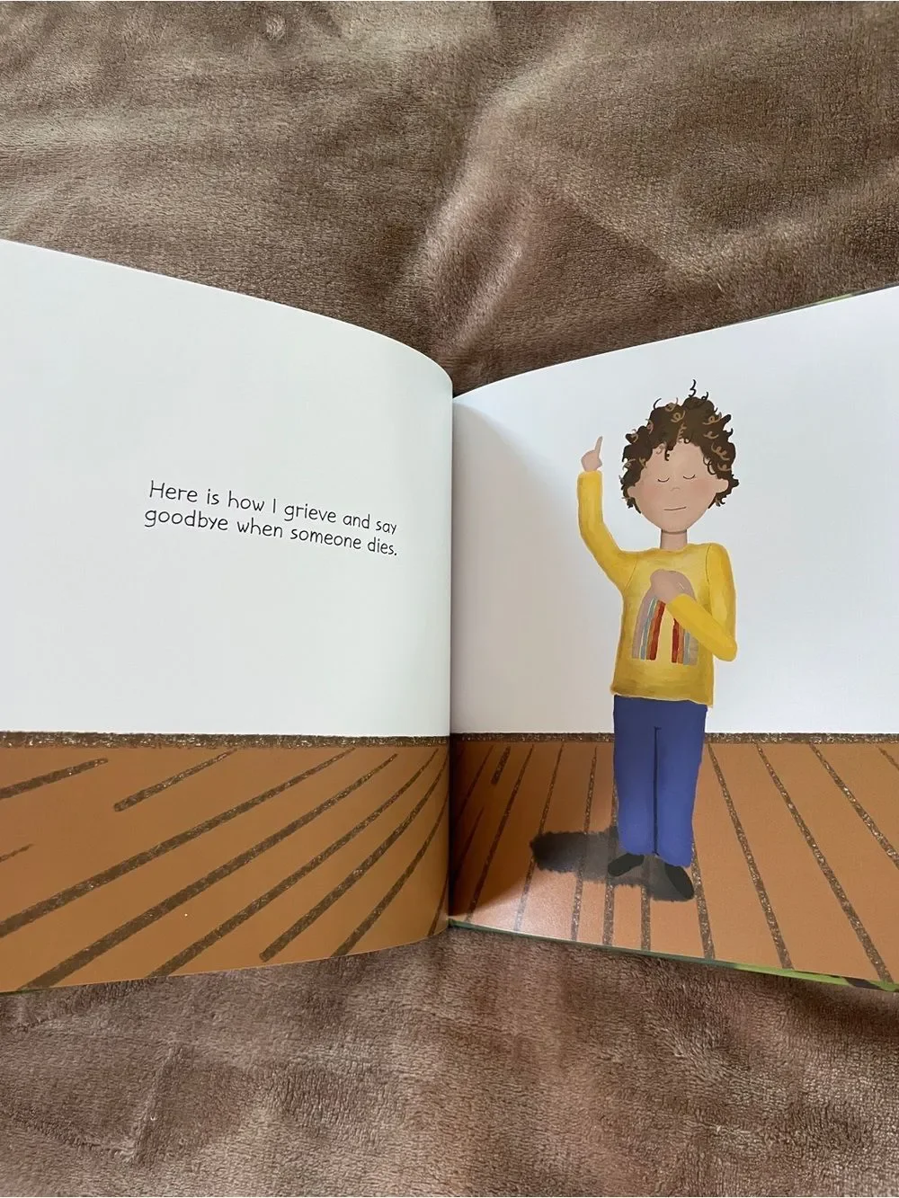 Andrea Dorn When Someone Dies Children's Illustrated Grief and Loss  Book